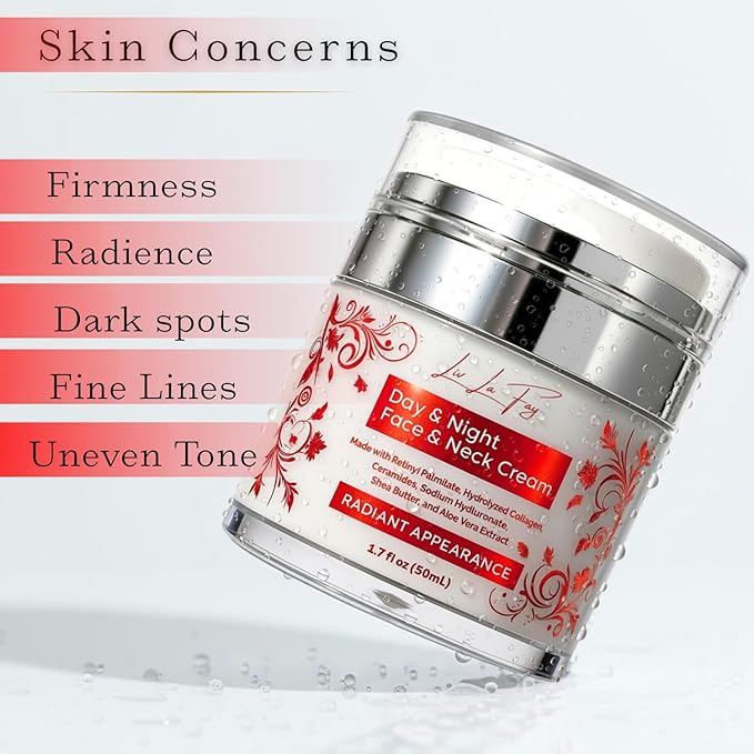 Retinol Collagen Face Cream – Anti-Aging Day & Night Moisturizer with Hyaluronic Acid & Ceramides for Face, Neck & Décolleté 1.7 fl oz