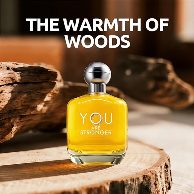YOU ARE STRONGER | Cologne For Men | Long-Lasting Woody Fresh Scent | 100ml | Luxury Gift Set