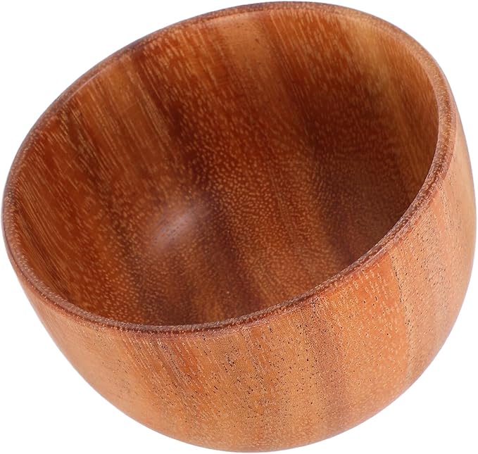 FRCOLOR Wooden Shaving Soap Bowl for Men Lather Bowl Lightweight Beard Foam Container Suitable for Home and Travel Grooming