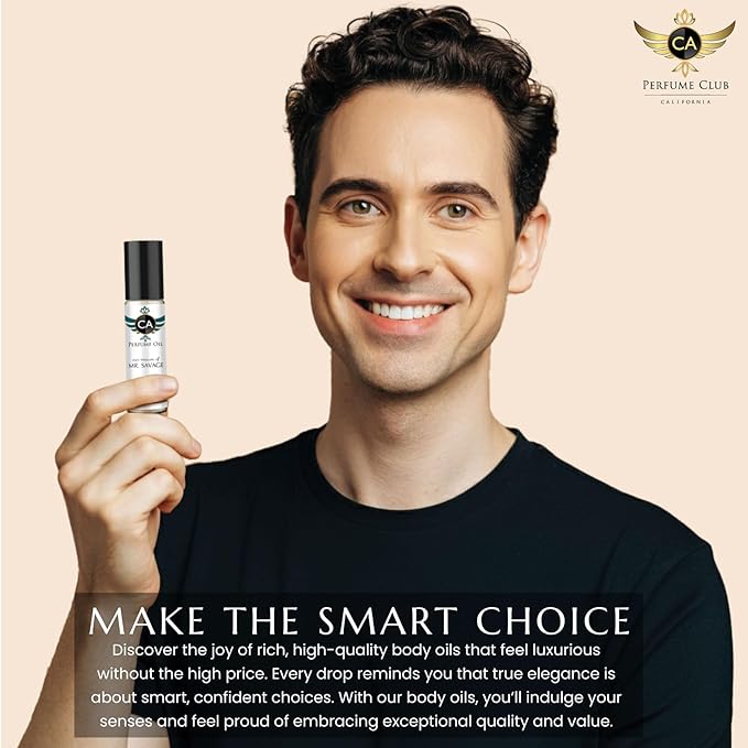 CA Perfume Best Summer Perfume Men Set Impression of (Invincible + Leau Issara Mikai + Guiltiness + Greenish Irish Tweed + Eros) Fragrance Body Oils Essential Travel Size Roll-On (0.3 Fl Oz/10 ml) x5