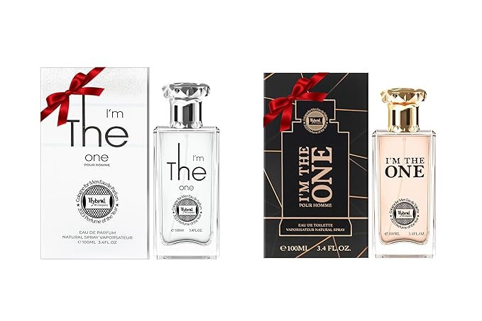Hybrid & Company I'm The One Eau De Parfum Men's 2 Pcs Scent Pour Homme Natural Spray Vaporisateur