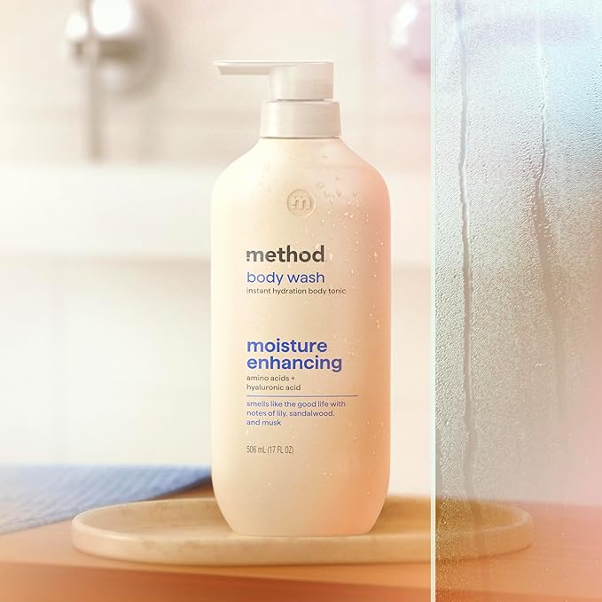 Method Body Wash, Instant Hydration Body Tonic - with notes of Lily, Sandalwood and Musk, 17 fl oz