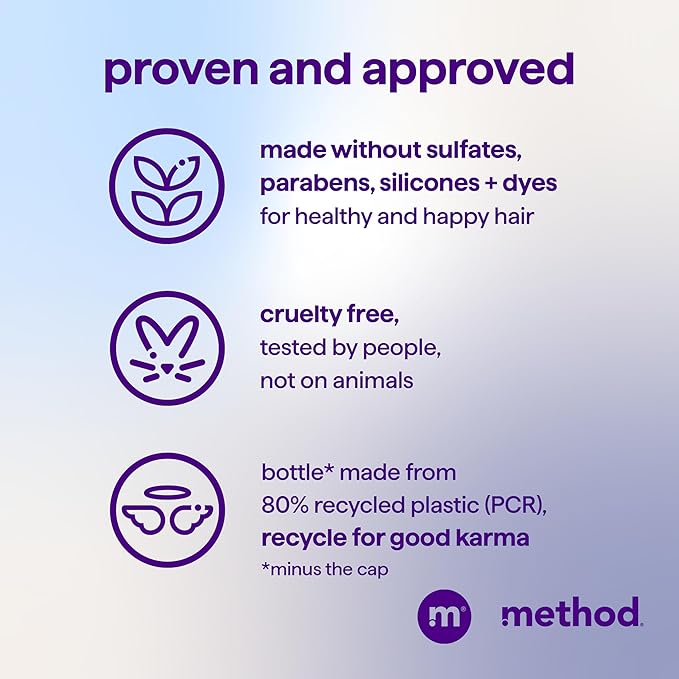 Method Moisturizing Conditioner, Simply Nourish - Revitalizes Dry Hair, Safe for Color-Treated Hair - Sulfate Free and Cruelty Free - 13.5 oz, Pack of 3