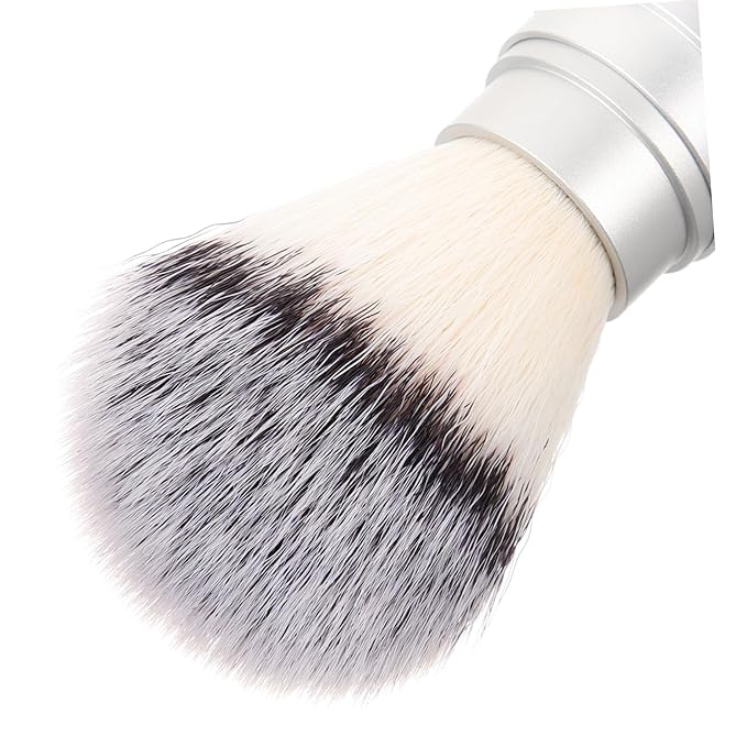 Men Shaving Brush Portable Travel Beard Brush Lightweight Nylon Bristles Facial Hair Grooming Tool for Home and Travel