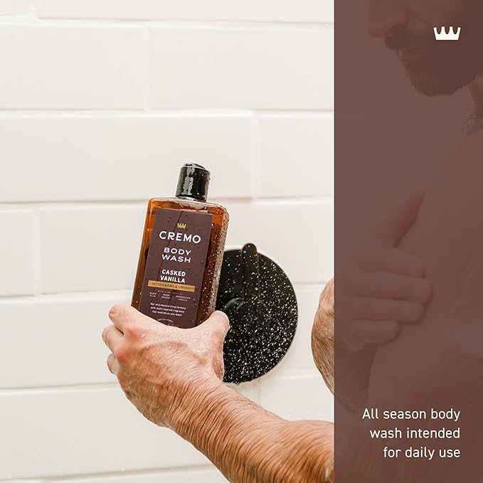 Cremo Body Wash for Men, Rich-Lathering Casked Vanilla, 16 Fl Oz