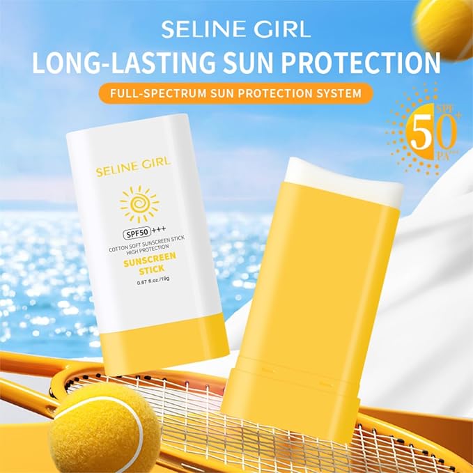 Sunscreen SPF50+ PA+++, Sweat-Resistant, Fragrance-Free, No Whitening, Matte Finish, Portable, 19g #01