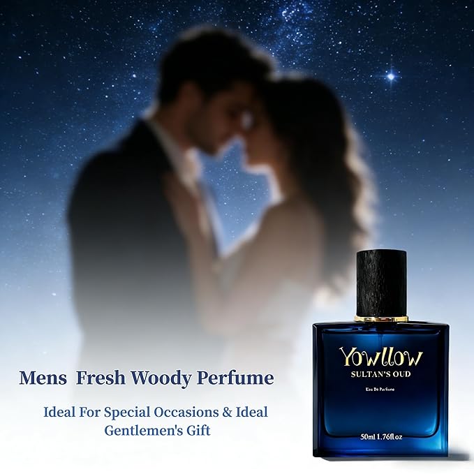 Perfume For Men Oriental Woody Oud Eau de Parfum Cologne Spary Essential Long-Lasting Fragrance with Vanilla,Brazilian Rosewood,Sandalwood,Amber,Vegan & Cruelty-Free