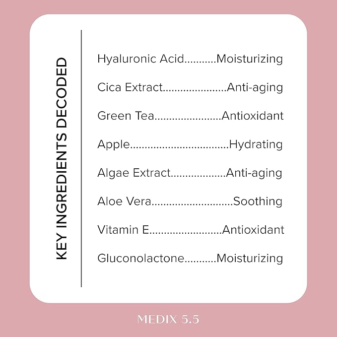 MEDIX 3% Concentrated Hyaluronic Acid Hydrating Gel Body Booster Dry Skin Moisturizer, Anti Aging Skin Care Booster For Restoring Skin Barrier, Wrinkles, & Fine Lines, 2-Pack