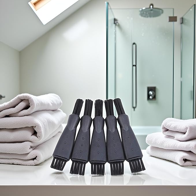 Generic 5pcs Black Plastic Electric Shaver Cleaning Brush Replacement Brushes