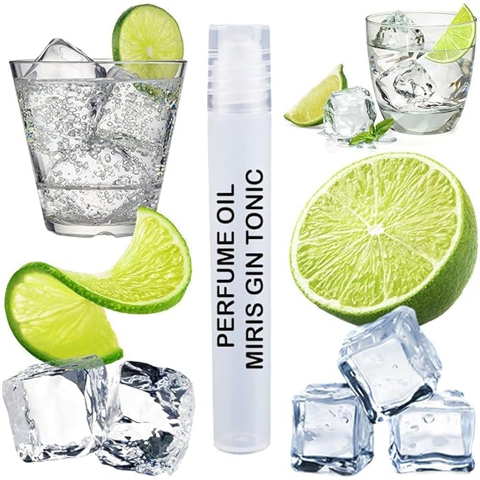 MIRIS Gin Tonic, Long-Lasting Unisex Perfume Oil for Women & Men Roll-On, Rollerball 0.34 Fl Oz / 10 ml