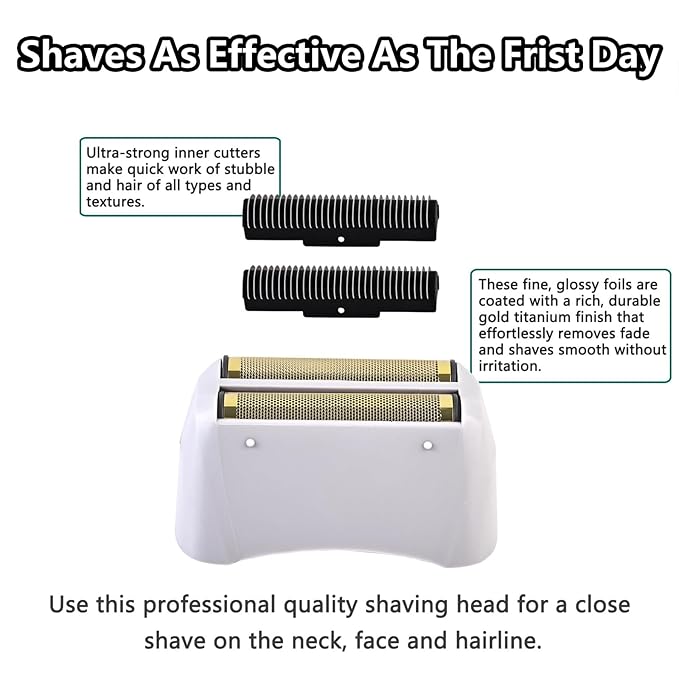 Foil Shaver Replacement Compatible with Foil Shaver Model TS-1 TS-2 17150 17200 17235 Pro, Replaces 17155 17160 17280 Foil And Blades Profoil Lithium Shaver Head Parts