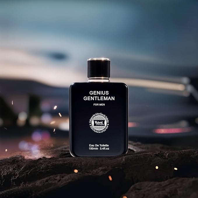 Hybrid & Company Genius Gentleman For Men Eau De Toilette Vaporisateur Natural Spray 3.4 Fl Oz