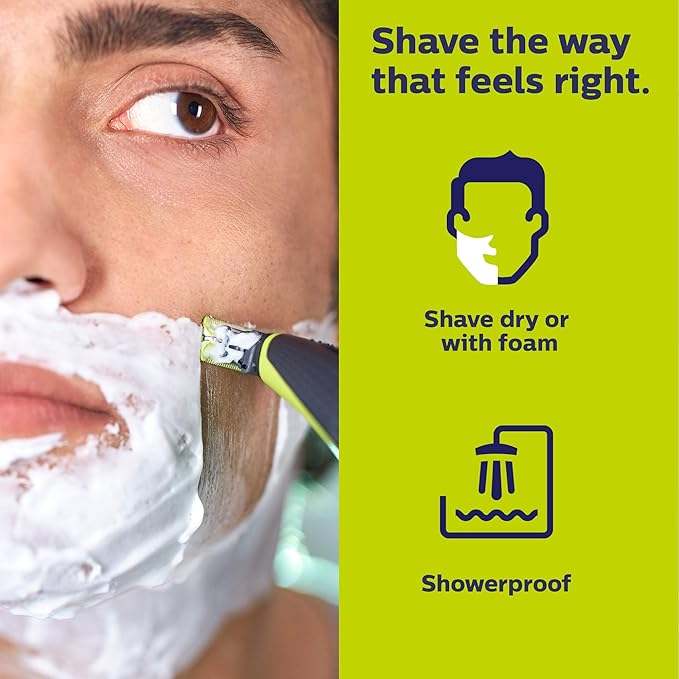 Philips OneBlade Hybrid Electric Trimmer and Shaver, QP2520