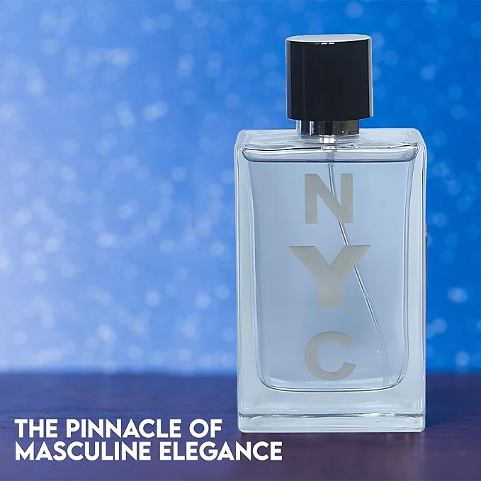 Perfume For Men NYC Eau De Toilette Natural Spray Men Cologne Masculine Scent 3.4 Fl Oz/100ML