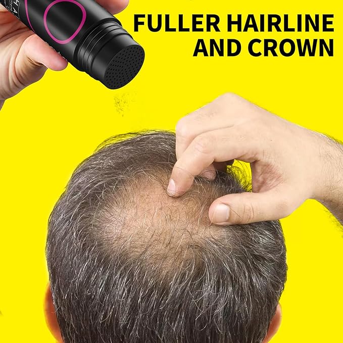 SEVICH Hair Fibers for Thinning Hair, Hair Building Fibers Instantly Thicker & Fuller Look,Hair Powder for Men & Women 40g Dark Brown