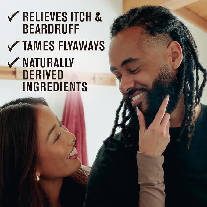 Every Man Jack Beard Oil & Scruff Softening Butter Bundle - Vanilla + Cedar Scent - Rejuvenates, Hydrates & Styles Dry Beards - Naturally Derived with Cocoa Butter and Shea Butter