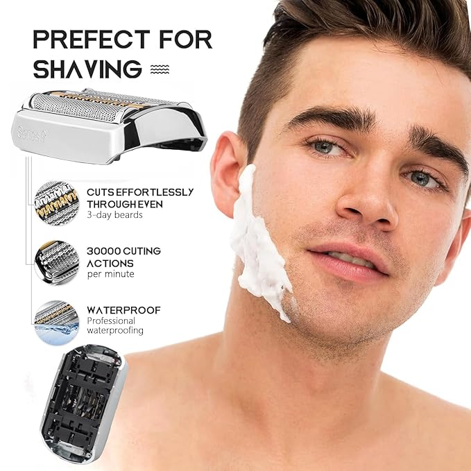 92S - Series 9 Electric Shaver Replacement Head Compatible with Braun S9 Sport Replacement Head,92S Foil Blades for All Series 9 Shavers 9290cc, 9291cc, 9370cc, 9293s, 9385cc, 9390cc, 9330s, 9296cc