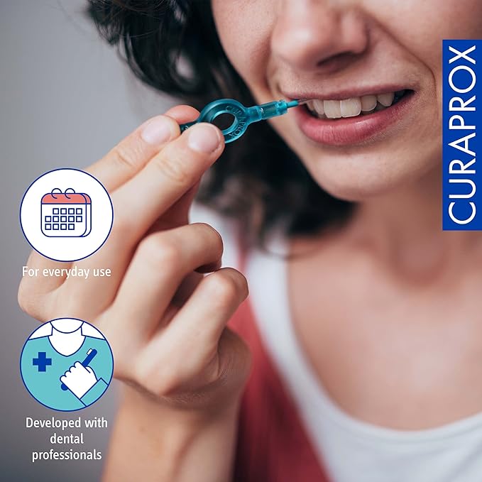 Curaprox Interdental Brush Refills CPS 06 Prime – ISO Size 0, Green | Ultra-Fine Filaments for Gentle Cleaning of Small Gaps | 8-Pack | Swiss Made | English Packaging
