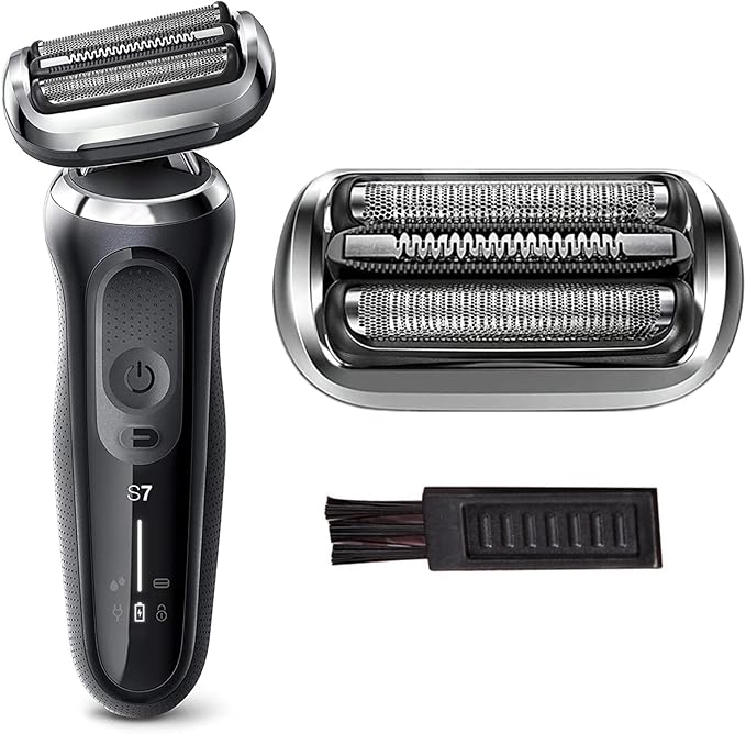 Series 7 Replacement Head 73S for Braun Electric Shaver, S7 Replacement Head Compatible with Braun Razor New Generation 7020s 7025s 7085cc 7027cs 7071cc 7075cc (1 Count)