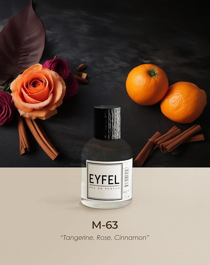 EYFEL Perfume for Men – M63 INSPIRED BY ONE MILLIONE – Eau de Parfum Spray – Men’s Cologne – EDP 50 ml / 1.76 FL. OZ.