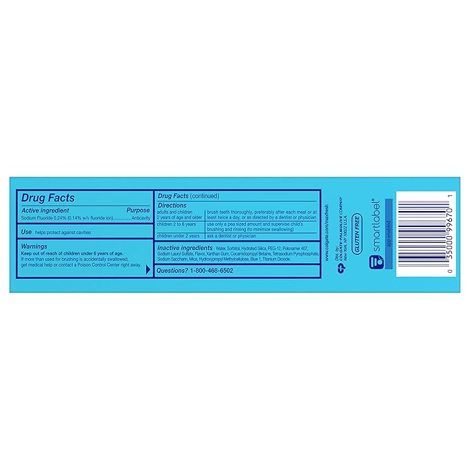 Colgate Max Clean Whitening Foaming Toothpaste with Fluoride, Effervescent Mint, 6 Ounce, 4 Pack
