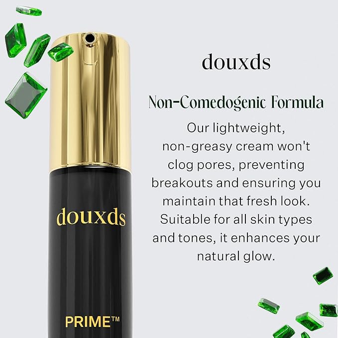 douxds PRIME™ Vitamin Quench Face Cream, Hydrating Face Cream Smooth Skin, Radiant Glow in Men's Skincare, Smooth Skin Repair, Contains Aloe Vera, Face Moisturizer