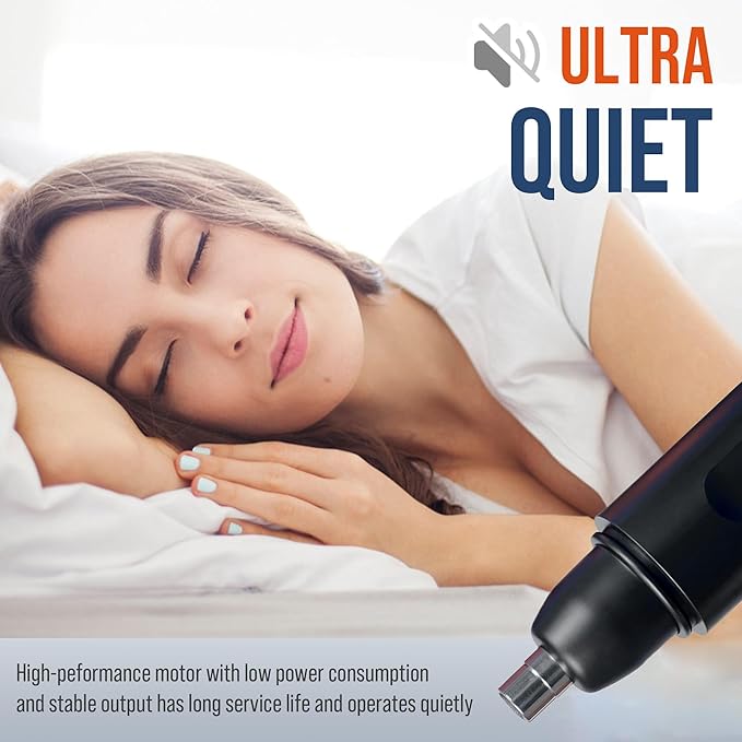 7AM2M Personal Care Electric Nose and Ear Hair Trimmer – Rechargeable, 9000 RPM High-Speed Precision Cutting, Detachable Washable Blade, Portable Design Black
