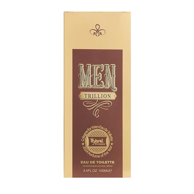 Hybrid & Company Men Trillion For Men Eau De Parfum Vaporisateur Natural Spray 3.4 Fl Oz