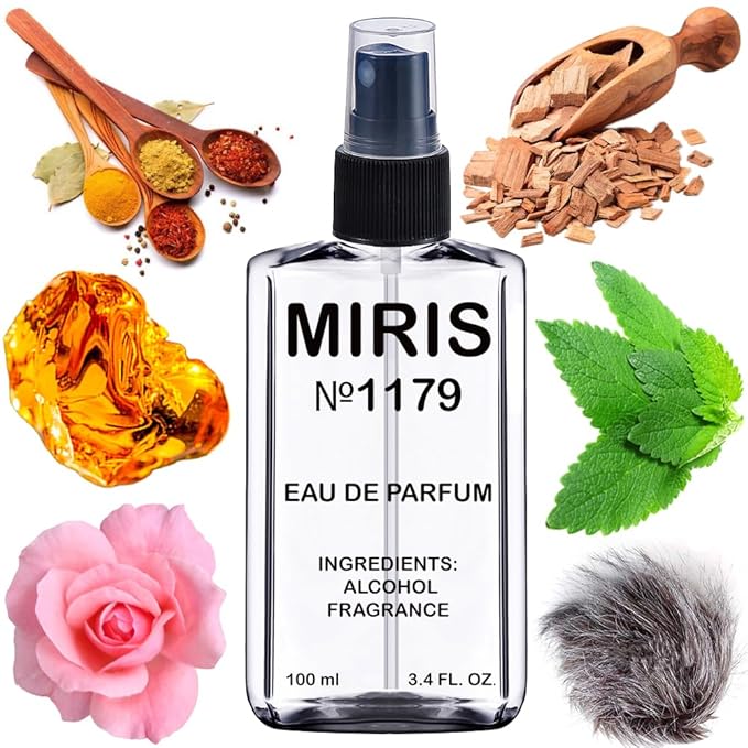 MIRIS No. 1179, Inspired by Golden Sand, Long-Lasting Unisex Eau de Parfum for Women & Men, Spray 3.4 Fl Oz / 100 ml