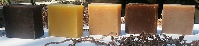 Organic Shaving Soap Lemon Fresh UnisexTwo 3.75 oz Bars5in1 (Shave Shampoo Cond. Body & Beard Soap) Certified Organic by Oregon TilthMade W/Softening Butters & Oils & Org. Lemon Essen. Oil