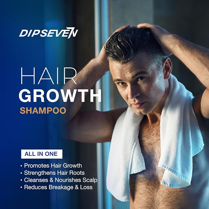 Biotin Hair Growth Shampoo for Men: Thickening & Strengthening Formula for Hair Loss & Thinning Hair, DHT-Blocking Root Activator with Biotin, Caffeine & Tea Tree Oil, 2-Pack (400ML Each)
