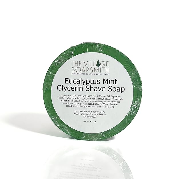 Eucalyptus Mint Glycerin Shaving Soap