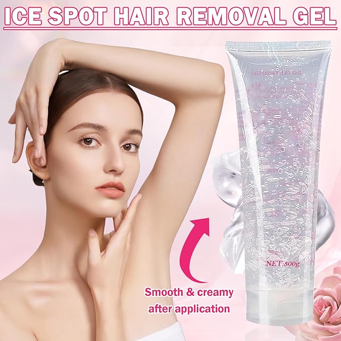 Cooling Gel Use with Laser Hair Removal Device and Facial Machine for Women or Men 300ML