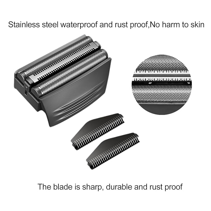1 PACK BLACKShaver Replacement Foil Compatible with Remington TITANIUM-X Flex & Pivot Foil and Cutter F5800 & F7800,Shaver heads Fit for Remington F4900,F5800,F7800