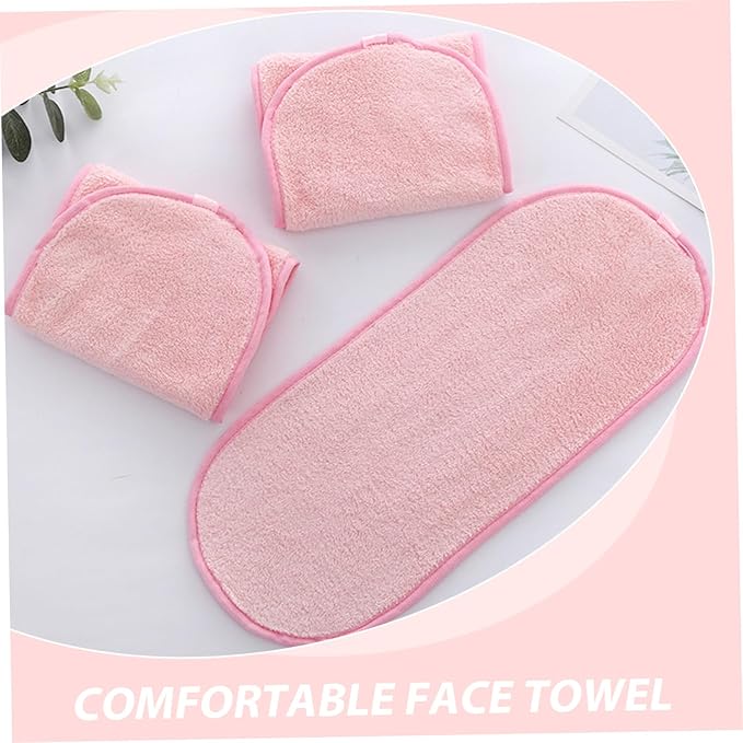 GALPADA 10pcs Coral Fleece Portable Face Wash Towels Soft Facial Cleaning Cloths for Travel Daily Use Comfortable Makeup Remover Towels Skin-Friendly for Men Women