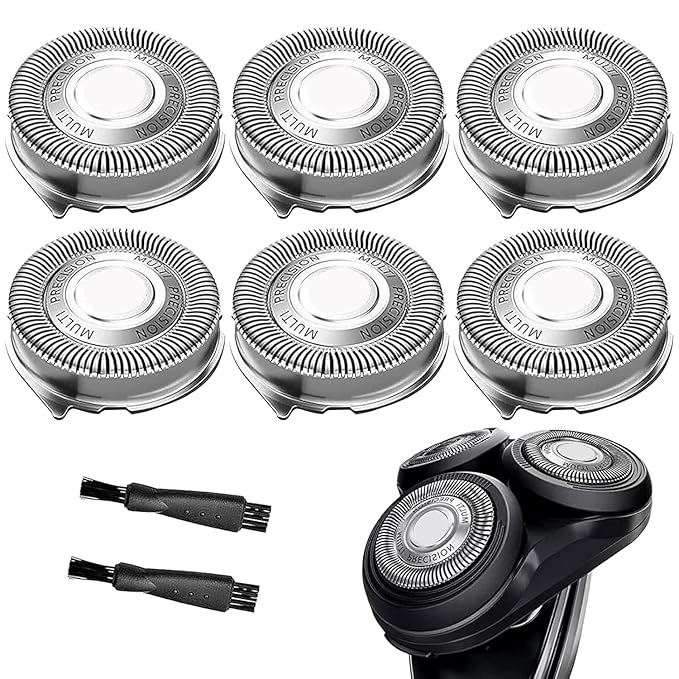 SH50 Replacement Heads Compatible with Philips Norelco Series 5000 Replacement Heads,SH50 Replacement Blades for Philips Norelco Series 5000 Electric Shaver S5210 S5380