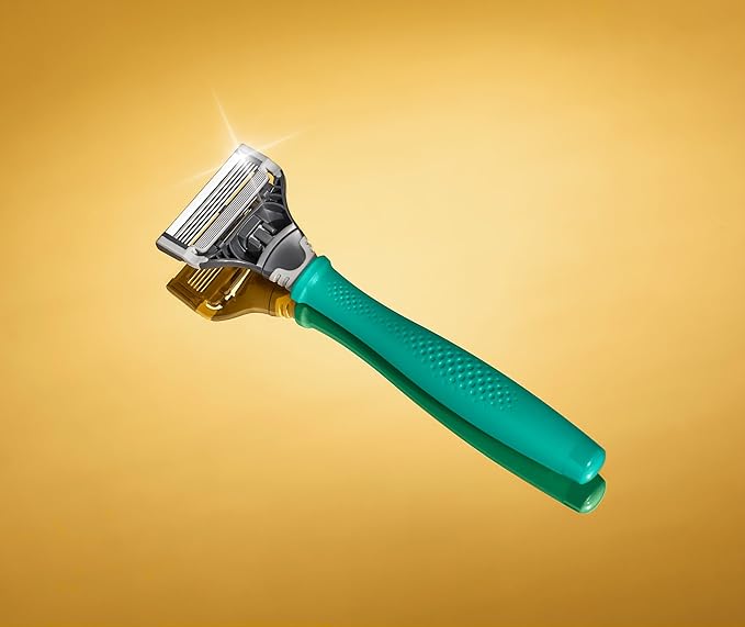 Harry's Original Razor for Men - Razor Handle and Blade Cartridge- German Engineered Blades- Tropical Green
