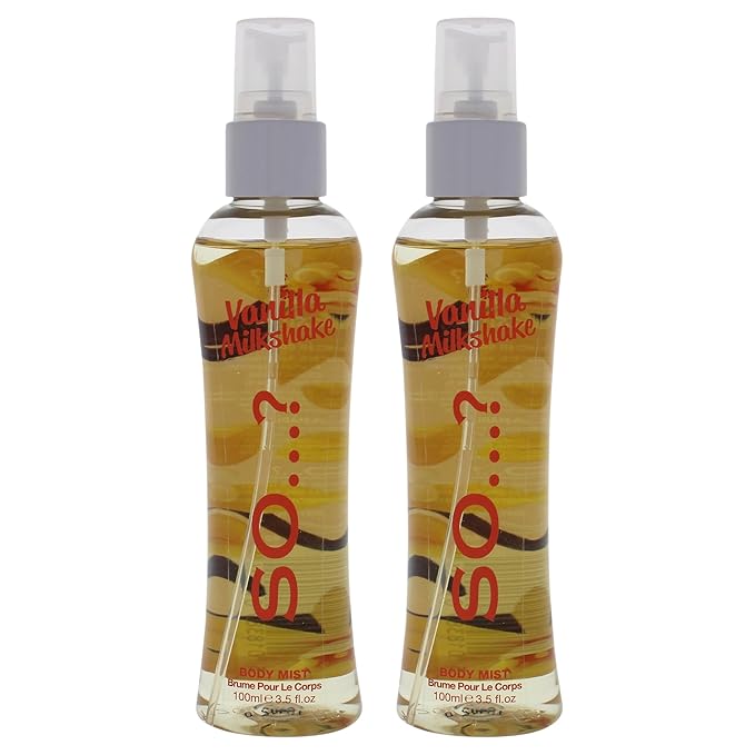 Vanilla Milkshake Body Mist by So…? for Women - 3.5 oz Body Mist - Pack of 2