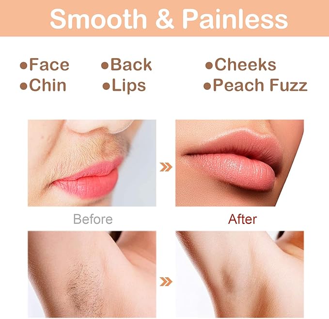 Women Shaver Face Hair Trimming - Lady Trimmer for Body Lips Chin