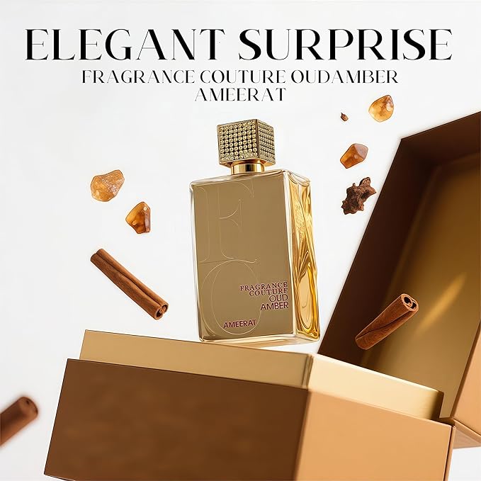 Men/Women Cologne Oud Amber Ameerat Unisex Perfume 100ml Eau de Parfum - Bold Spicy Amber Tobacco,Woody& Vanilla Scent for Women & Men Daily Use