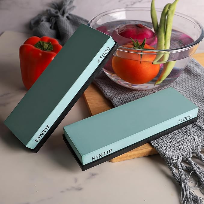 Whetstone Knife Sharpening Stone Cuts fast Splash and go No need to soak Medium Grit #1000 Knife Sharpener