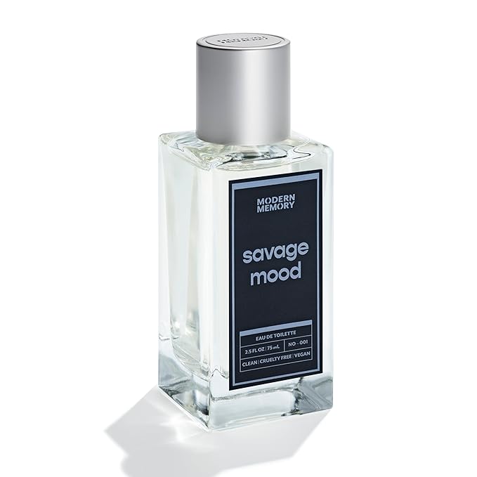 Modern Memory Savage Mood Eau de Toilette for Men, 2.5 fl oz - Notes of Bergamot, Wild Lavender & Dark Patchouli