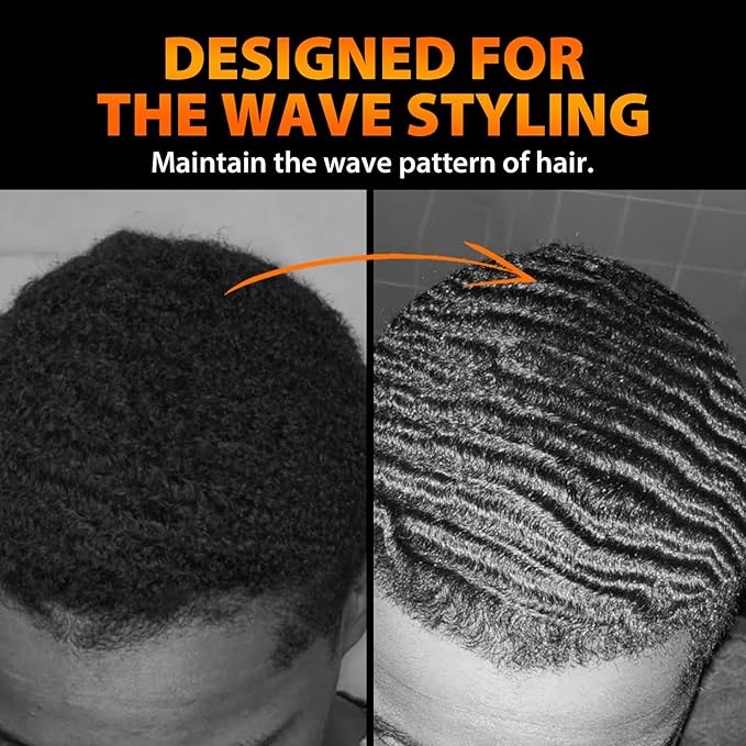 gowwim Wave Shampoo for Black Men Shampoo & Conditioner for Black Men Curl-Enhancing Formula Deep Cleansing & Moisturizing 6.76 FL OZ