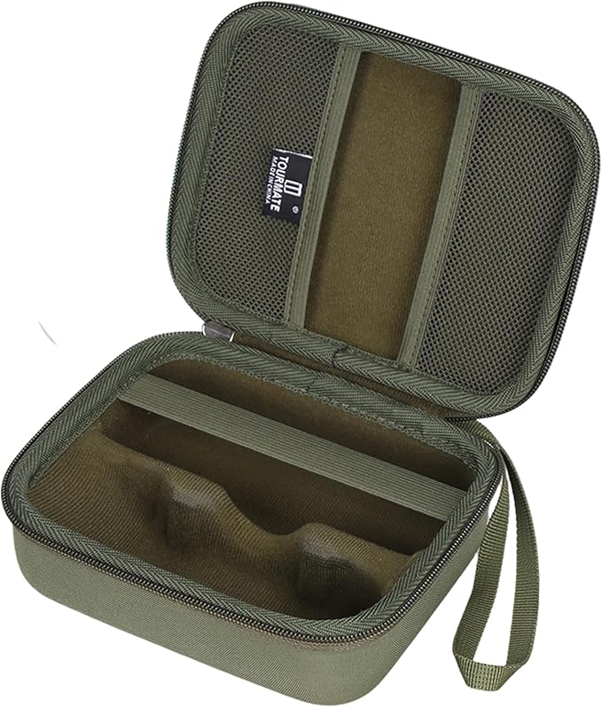 Tourmate Hard Storage Case for MANSPOT Groin Hair Trimmer,Travel Box for Electric Ball Trimmer Pubic Trimmer Shaver(Case Only) (Army Green)