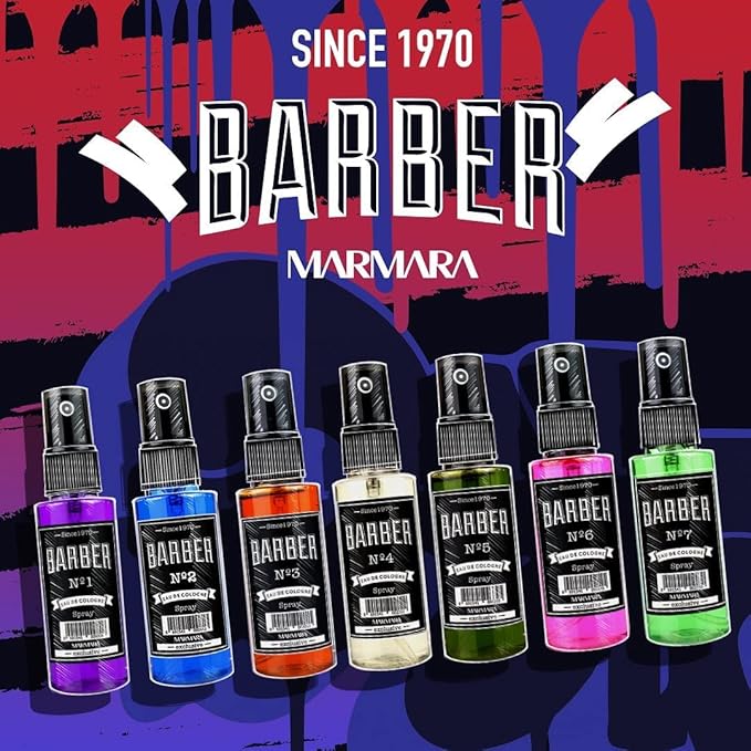 Marmara Barber Cologne - Best Choice of Modern Barbers and Traditional Shaving Fans Travel Size (50 ml, Travel Set)