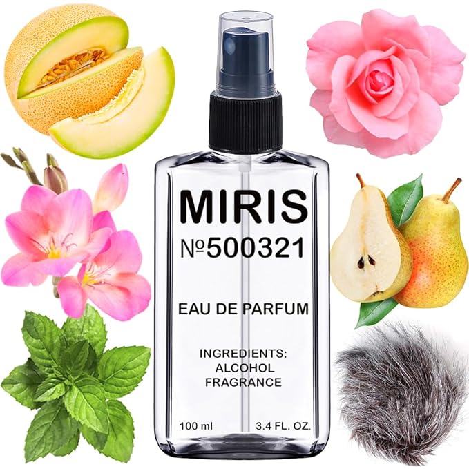 MIRIS No. 500321, Inspired by English Pear Freesia, Long-Lasting Eau de Parfum for Women, Spray 3.4 Fl Oz / 100 ml