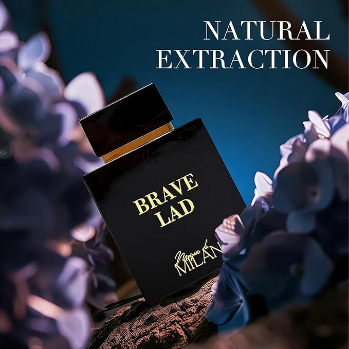 BRAVE LAD, Men's Cologne Gift, Long Lasting EDP Fragrance, Perfume for Men with Bold Character, Masculine Scent Ideal for Daily Use, 3.4 Fl Oz