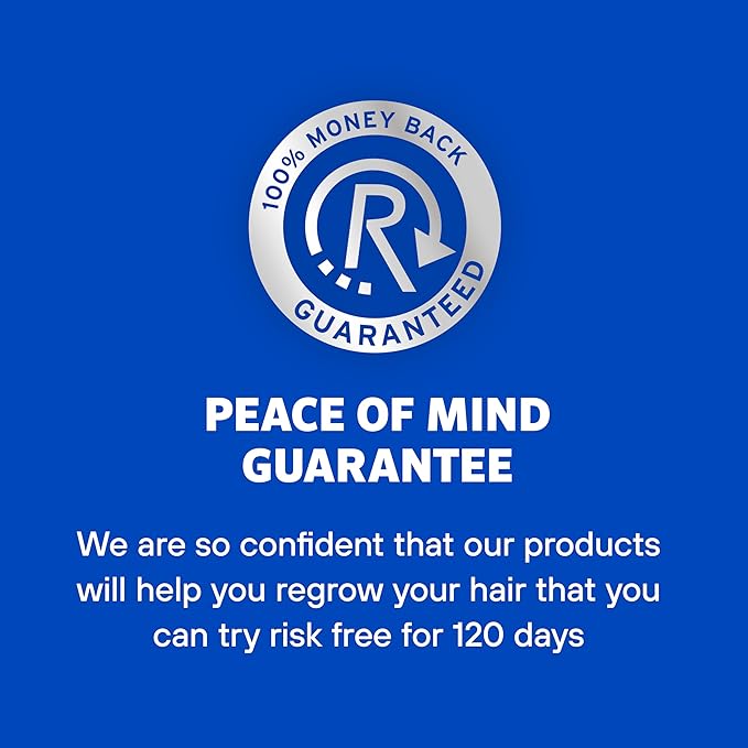 Men's Rogaine Extra Strength 5% Minoxidil Topical Solution for Hair Loss & Regrowth, Topical Treatment for Men, Unscented Minoxidil Follicle Booster Liquid, 1-Month Supply, 2 fl. oz