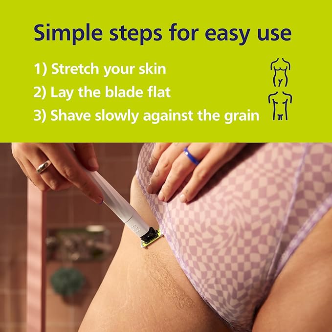 Philips Norelco OneBlade Intimate, Designed For Pubic Grooming, Trim & Shave With Extra Skin Protection, Model QP1924/70