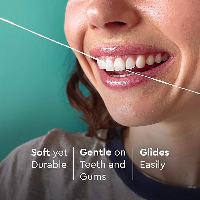 Smile Expanding Floss, Premium Woven Dental Floss with Natural Plant-Based Wax, Soft on Teeth & Gums, Original Coconut & Citrus Scent, PTFE & PFAS Free, Cruelty Free (4-Pack, 30 Yards Each)